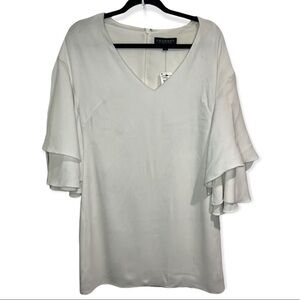 LAUNDRY by Shelli Segal dress with bell sleeves size 2